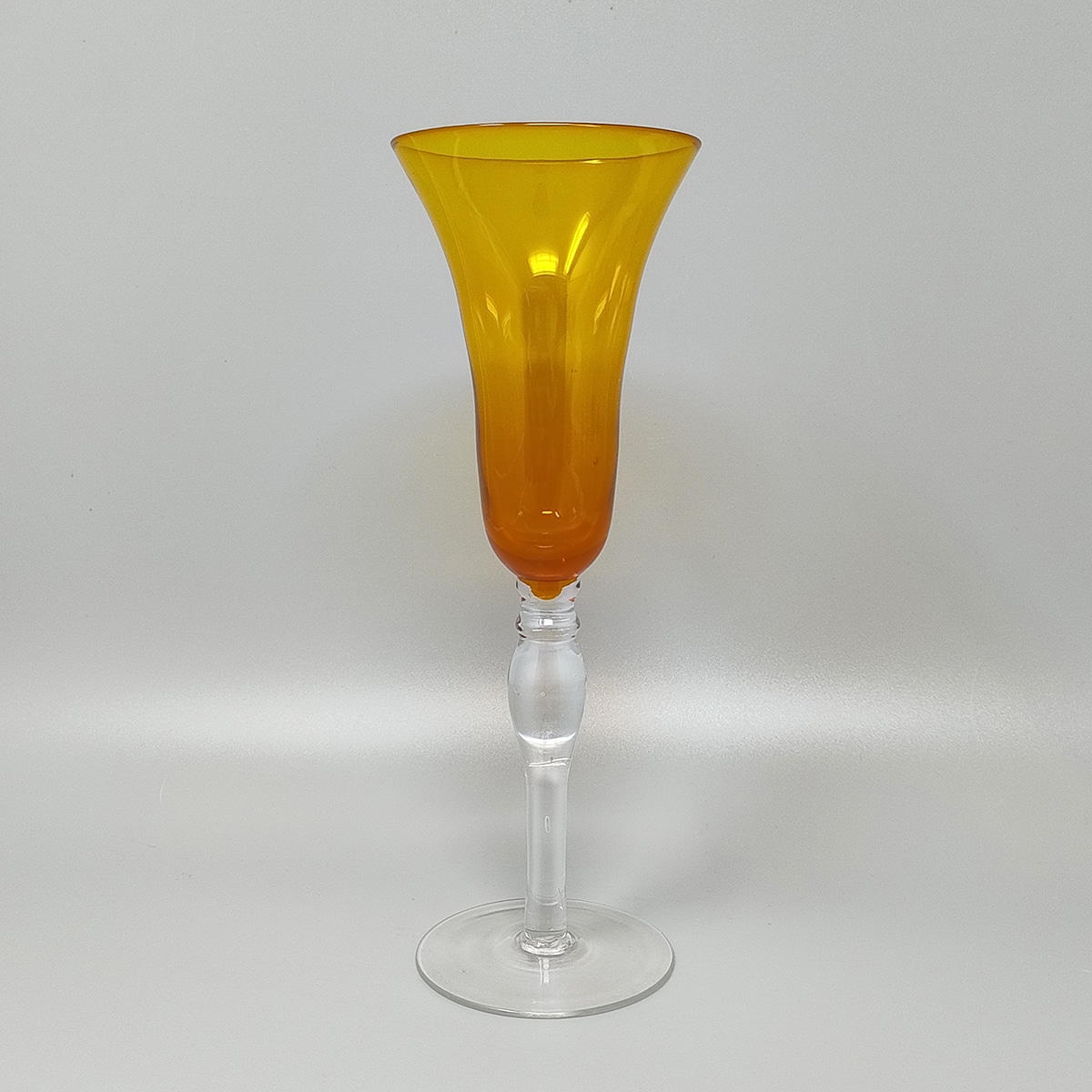 1960s Astonishing Set of Six Murano Glasses. Made in Italy