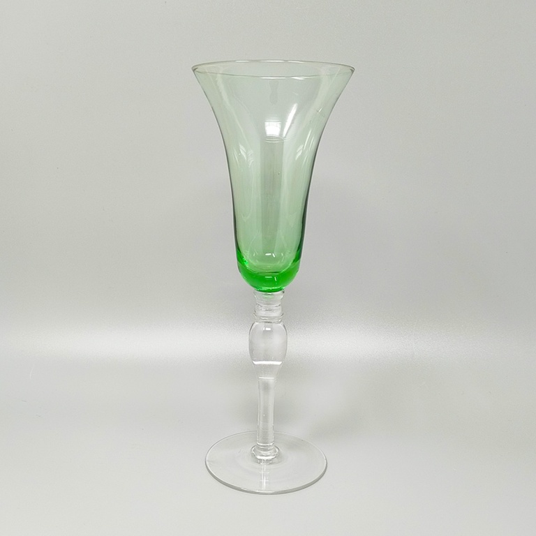 1960s Astonishing Set of Six Murano Glasses. Made in Italy - Image 7