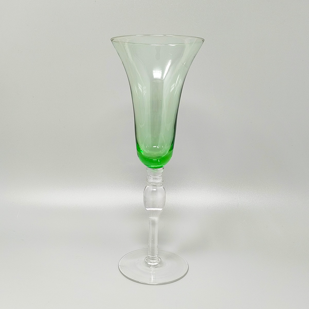 1960s Astonishing Set of Six Murano Glasses. Made in Italy