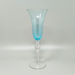 1960s Astonishing Set of Six Murano Glasses. Made in Italy