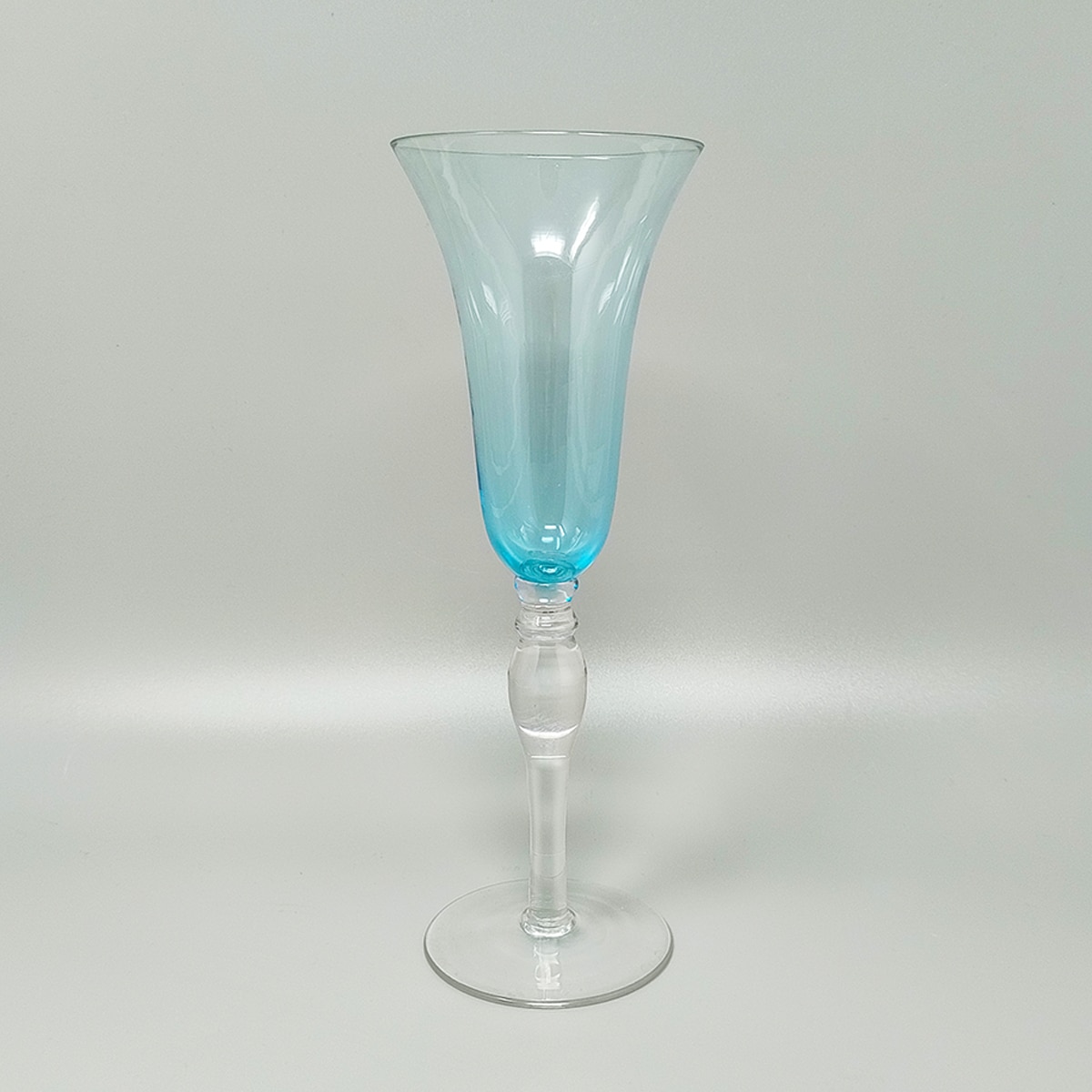 1960s Astonishing Set of Six Murano Glasses. Made in Italy
