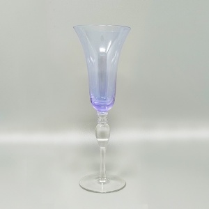 1960s Astonishing Set of Six Murano Glasses. Made in Italy