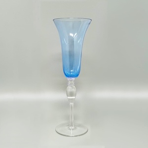 1960s Astonishing Set of Six Murano Glasses. Made in Italy