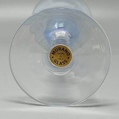1960s Astonishing Set of Six Murano Glasses. Made in Italy - Image 11