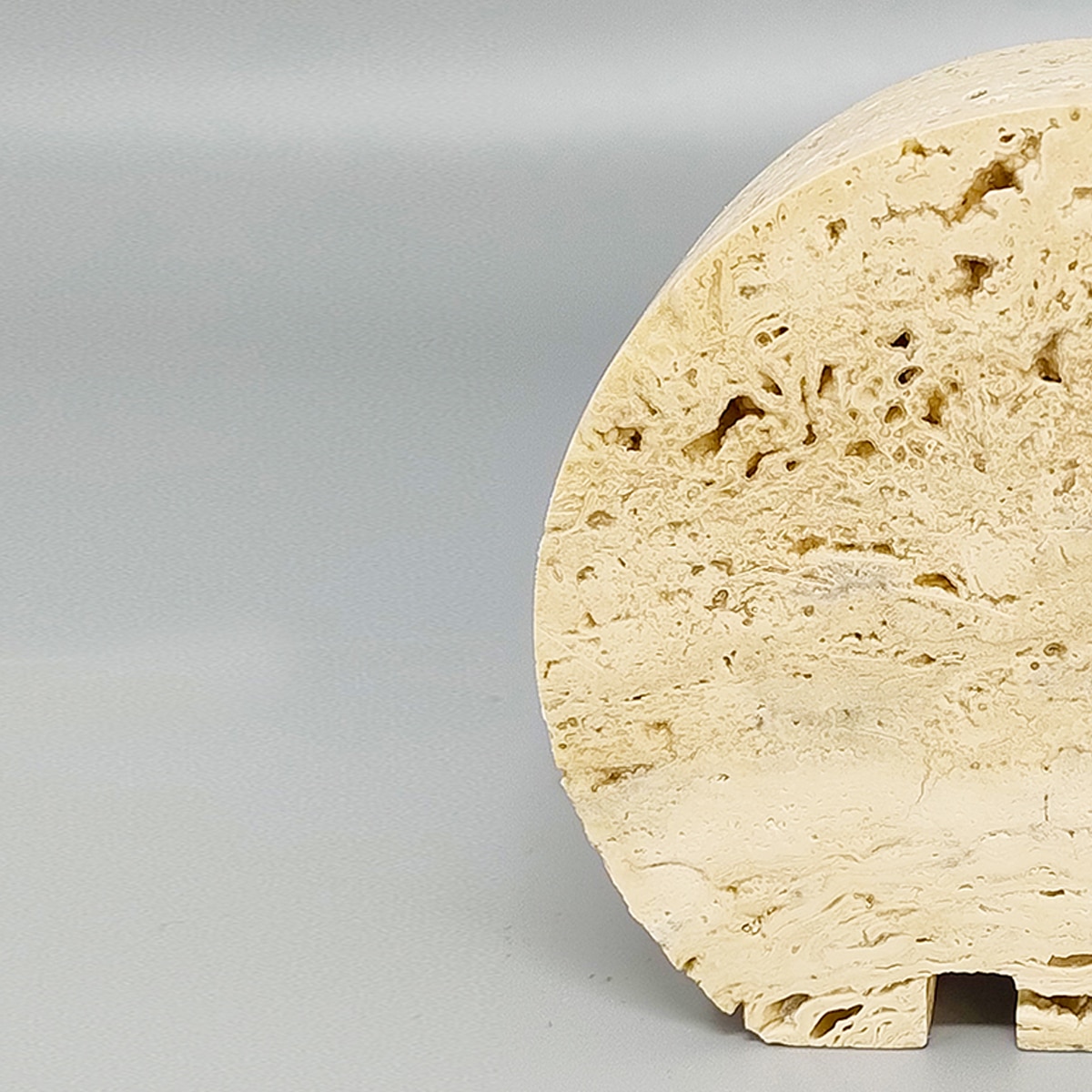 1970s Original Big Travertine Elephant Sculpture by Enzo Mari for F.lli Mannelli