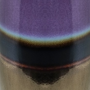 1970s Stunning Space Age Vase in Ceramic by Brambilla. Made in Italy