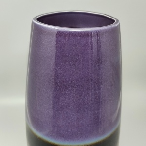 1970s Stunning Space Age Vase in Ceramic by Brambilla. Made in Italy