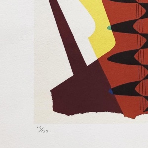 1970s Gorgeous Man Ray "The Meeting" Limited Edition Lithograph