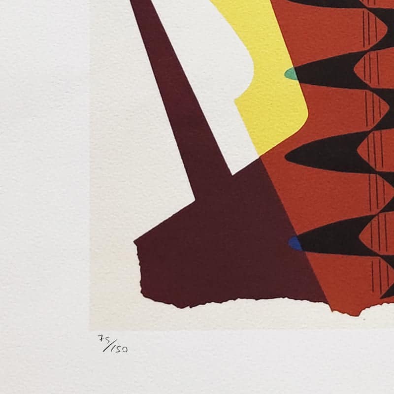 1970s Gorgeous Man Ray "The Meeting" Limited Edition Lithograph