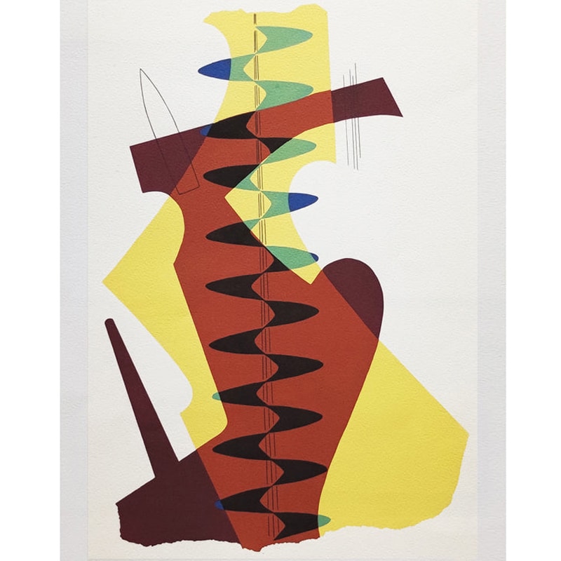 1970s Gorgeous Man Ray "The Meeting" Limited Edition Lithograph