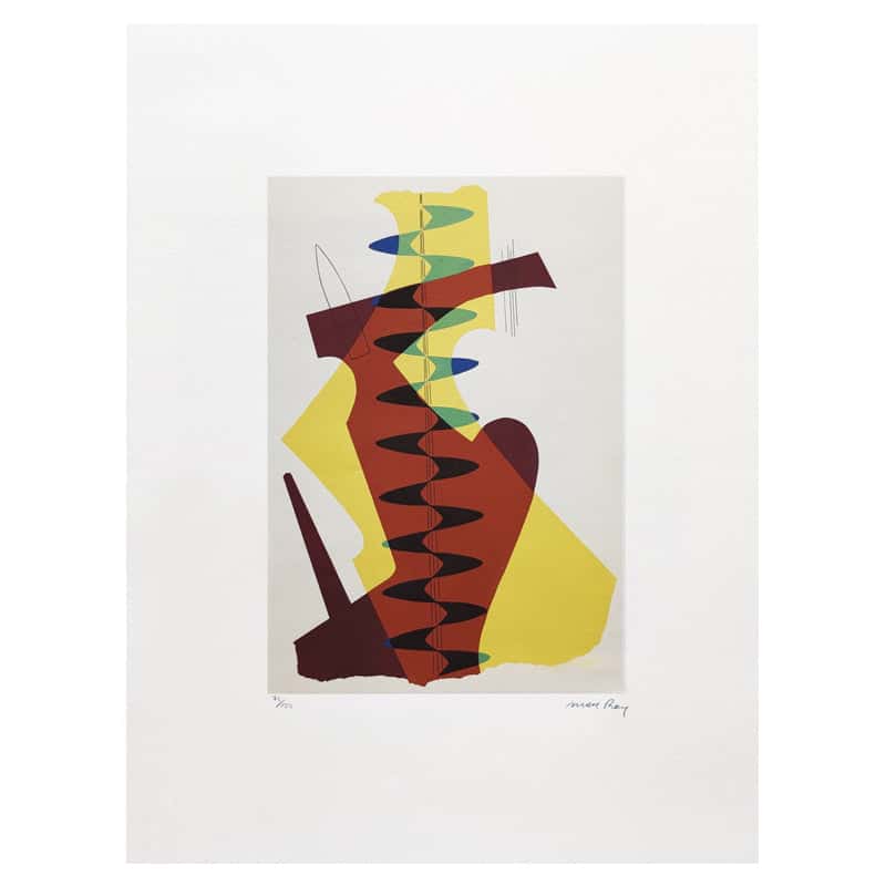 1970s Gorgeous Man Ray "The Meeting" Limited Edition Lithograph
