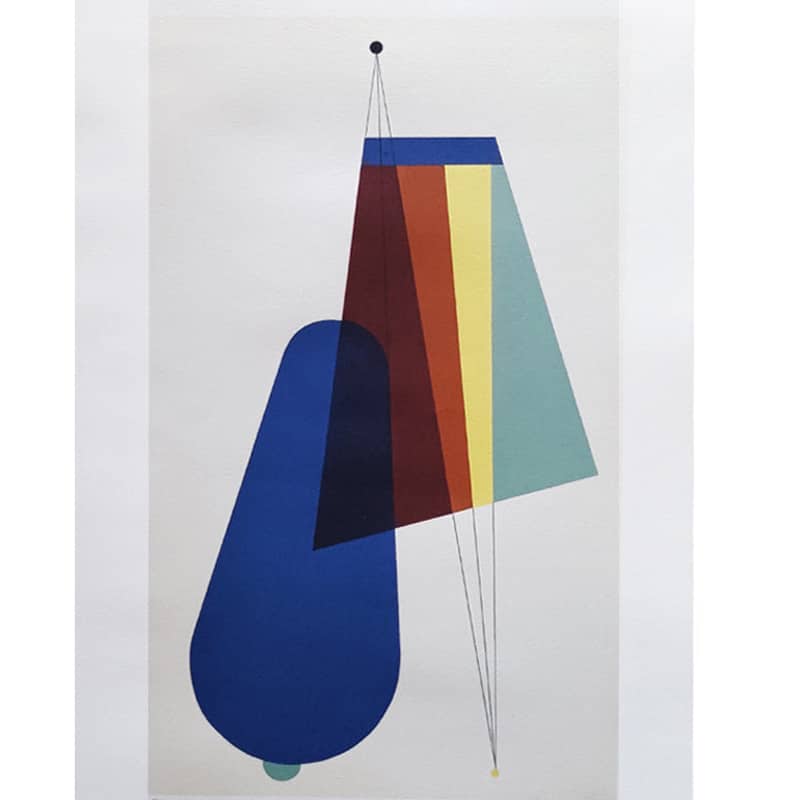 1970s Stunning Man Ray "Long Distance" Limited Edition Lithograph