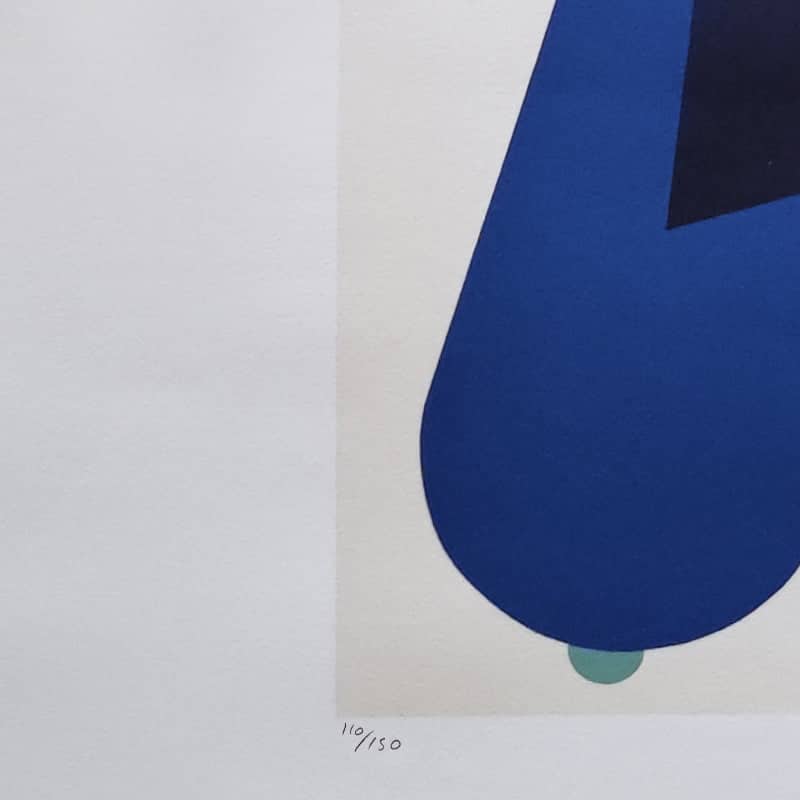 1970s Stunning Man Ray "Long Distance" Limited Edition Lithograph