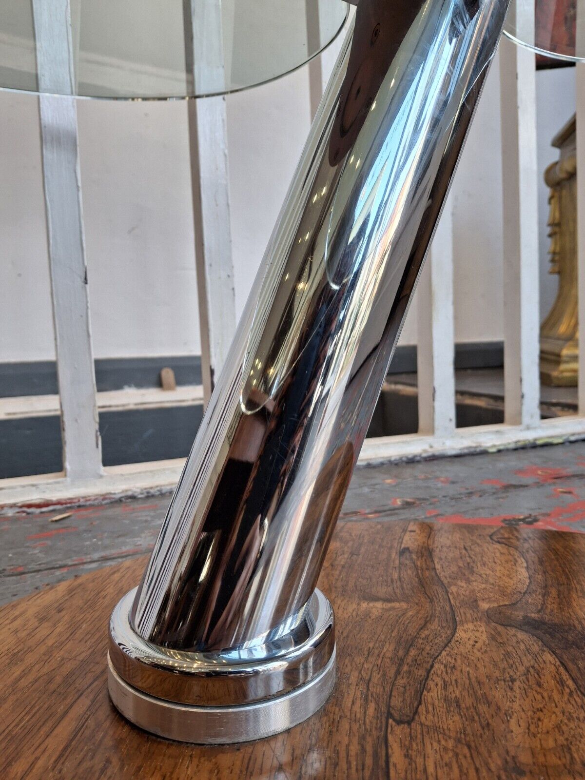 1970's Rosewood, Chrome & Glass Coffee Table. Vintage/Designer/Mid Century.