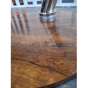 1970's Rosewood, Chrome & Glass Coffee Table. Vintage/Designer/Mid Century.