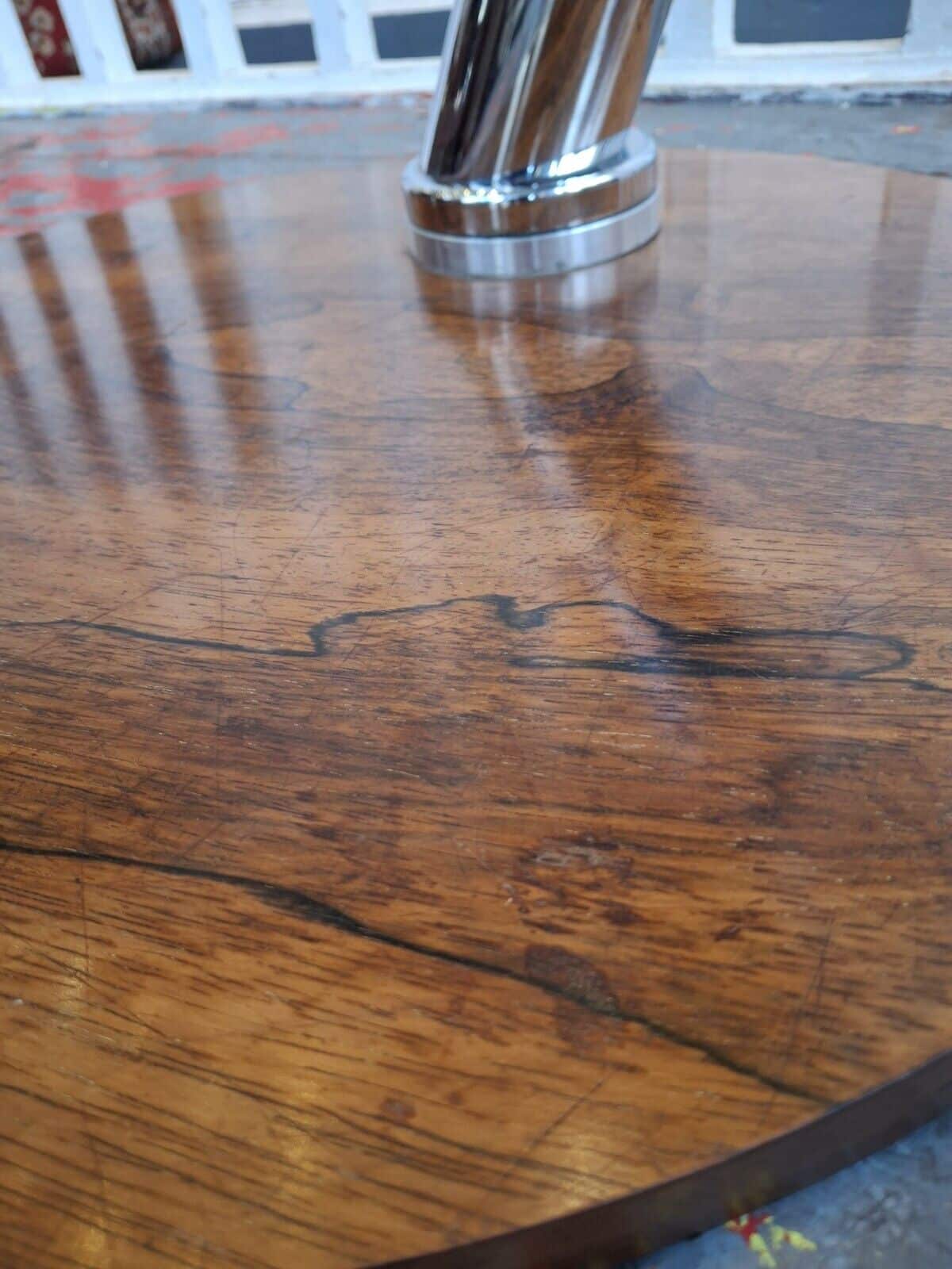 1970's Rosewood, Chrome & Glass Coffee Table. Vintage/Designer/Mid Century.