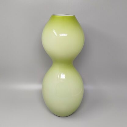 1970s Space Age Green Vase in Murano Glass. Made in Italy - Image 2