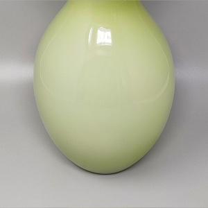 1970s Space Age Green Vase in Murano Glass. Made in Italy