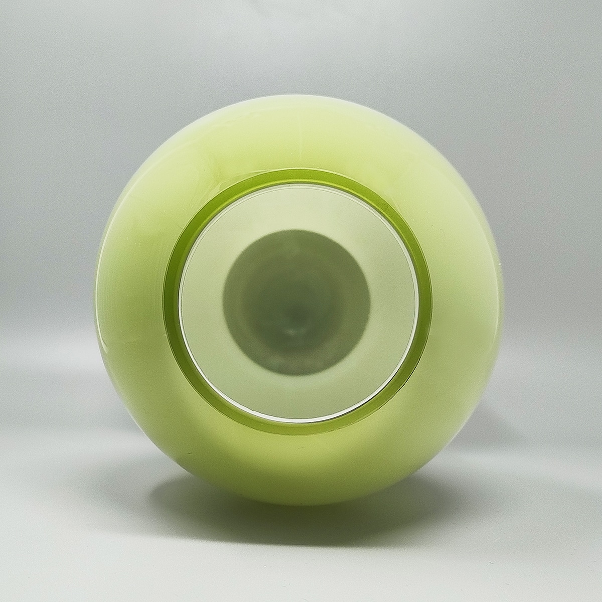 1970s Space Age Green Vase in Murano Glass. Made in Italy