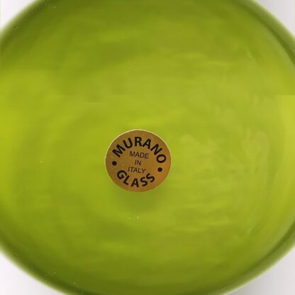1970s Space Age Green Vase in Murano Glass. Made in Italy - Image 8