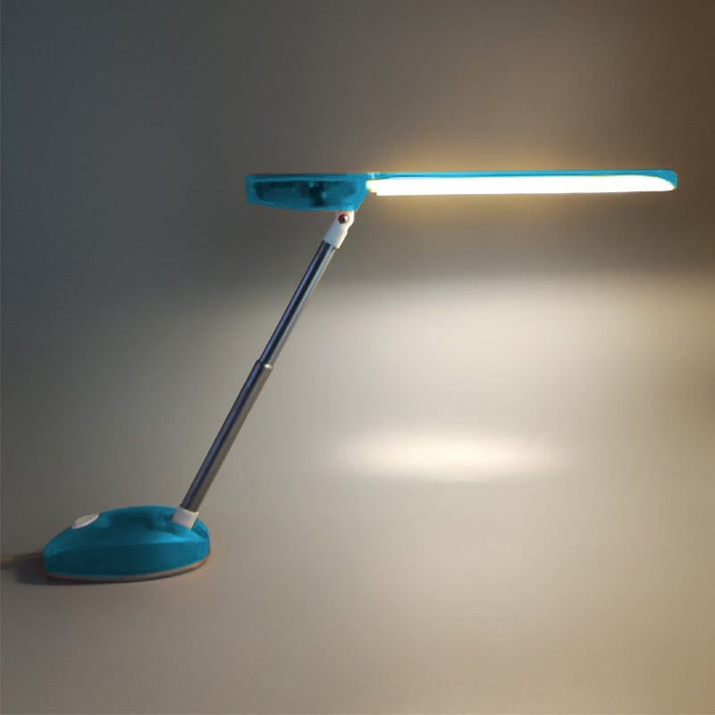 1990s Gorgeous Blue Table Lamp "Microlight" by Ernesto Gismondi for Artemide. Made in Italy