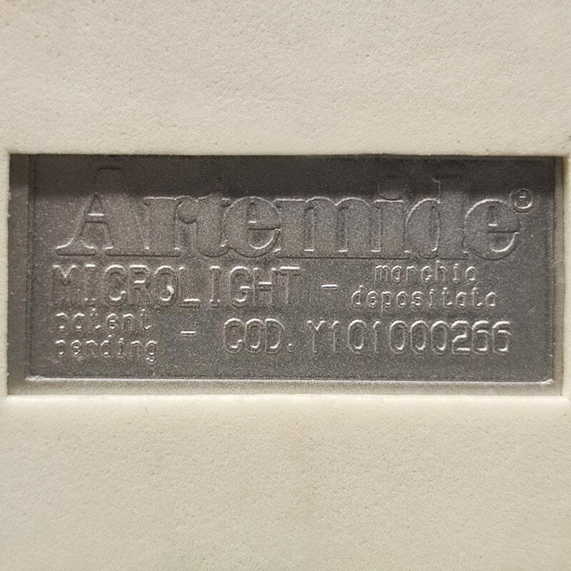 1990s Gorgeous Blue Table Lamp "Microlight" by Ernesto Gismondi for Artemide. Made in Italy