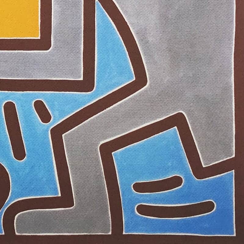 1990s Gorgeous Keith Haring Limited Edition Lithograph