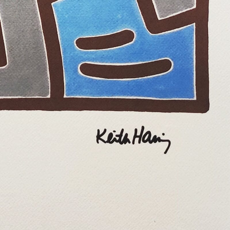 1990s Gorgeous Keith Haring Limited Edition Lithograph
