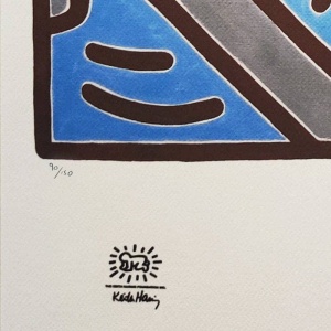 1990s Gorgeous Keith Haring Limited Edition Lithograph