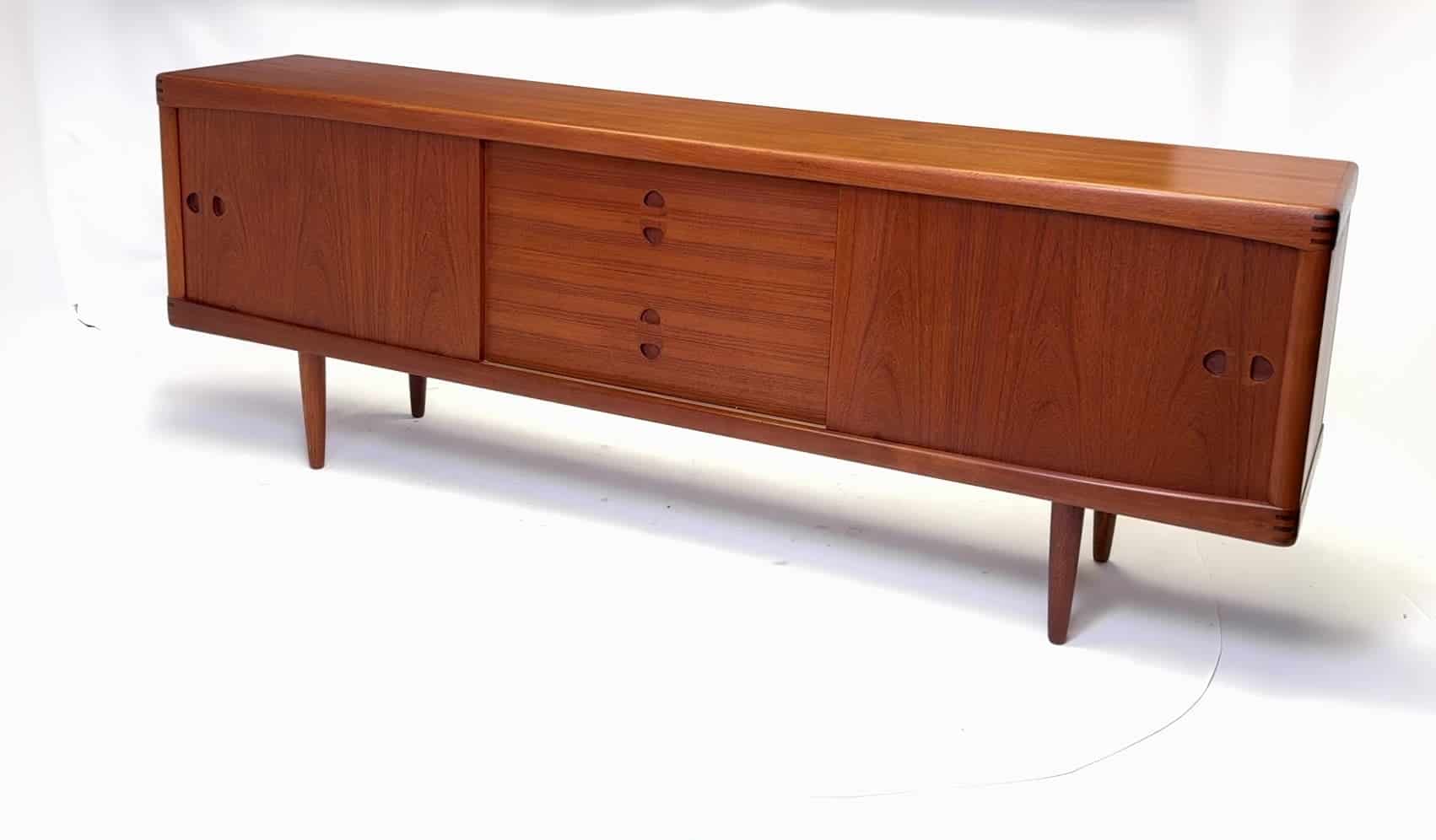 Mid Century Danish Teak Sideboard By H W Klien For Bramin