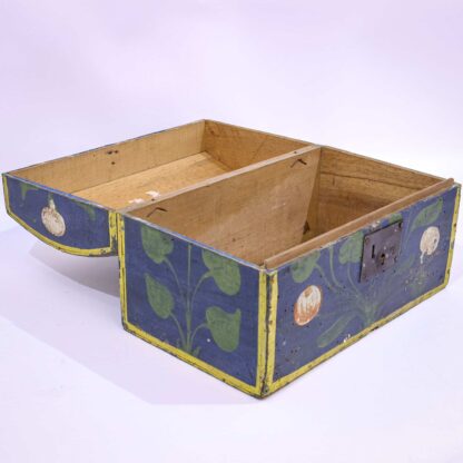 Early 19th Century Scandinavian Painted Box - Image 2