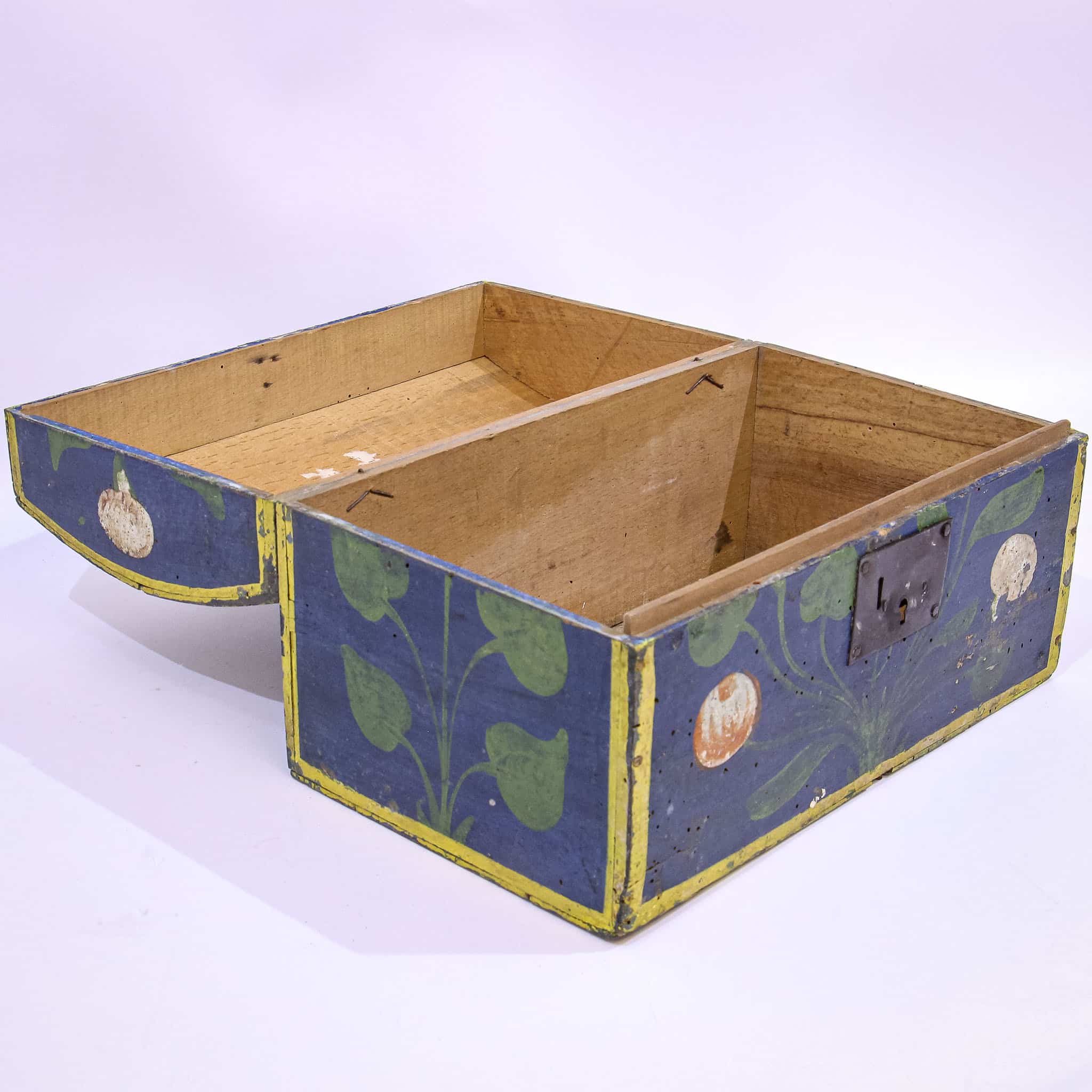Early 19th Century Scandinavian Painted Box