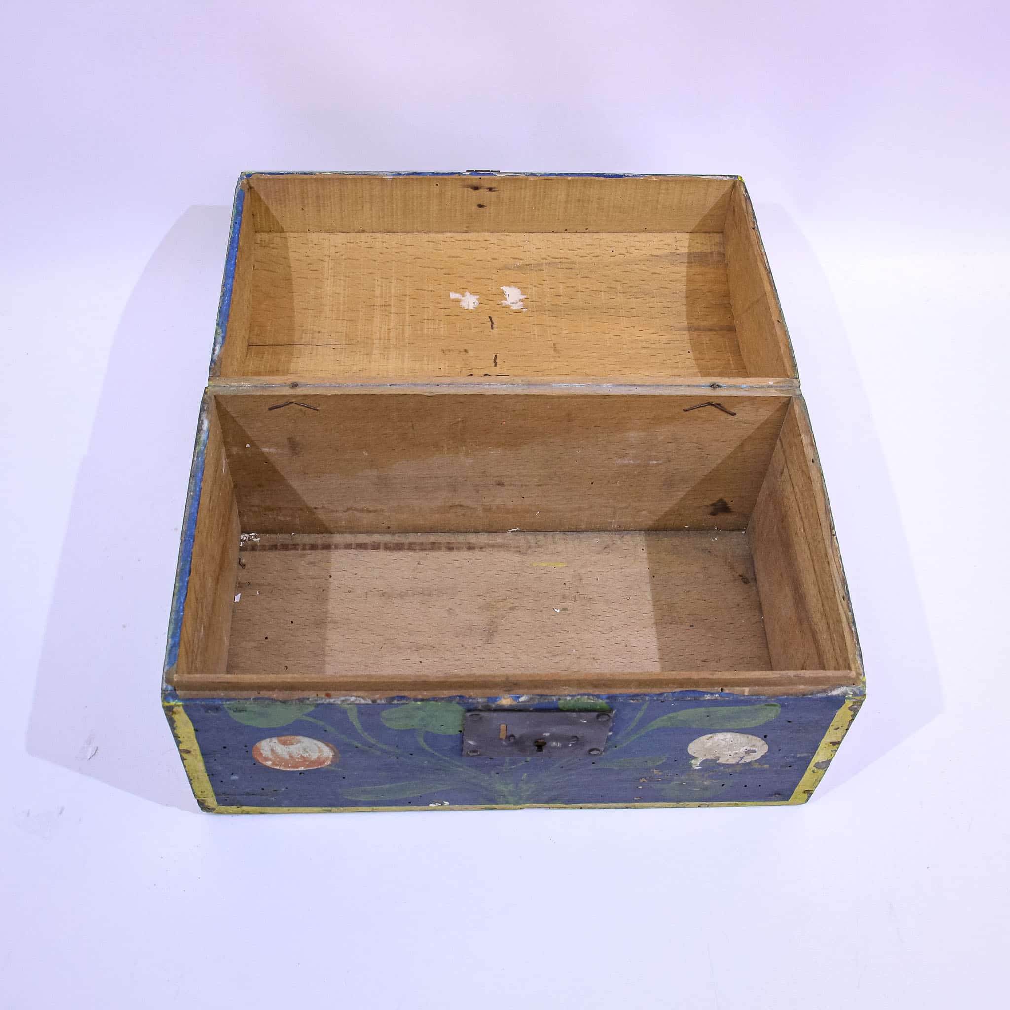 Early 19th Century Scandinavian Painted Box