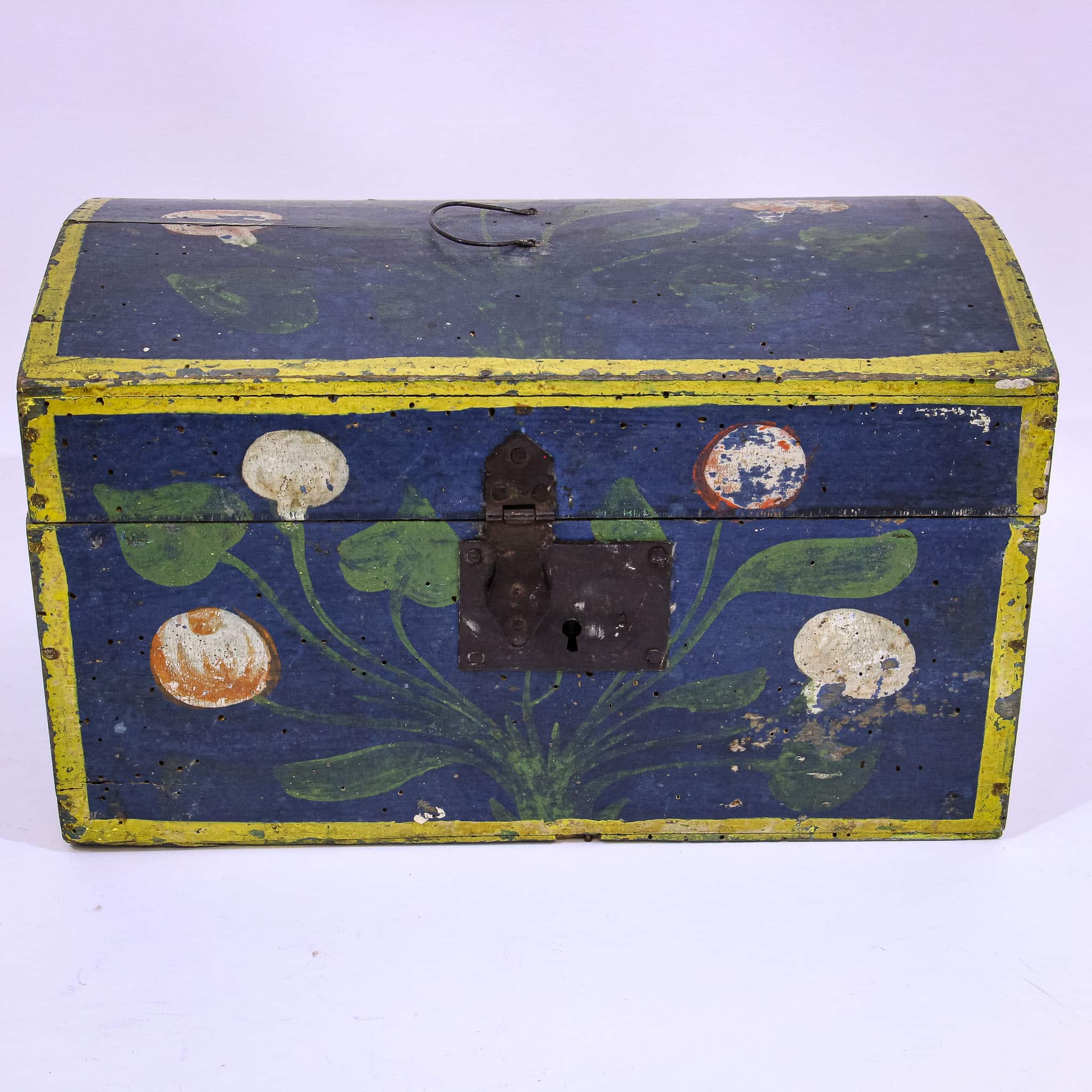 Early 19th Century Scandinavian Painted Box
