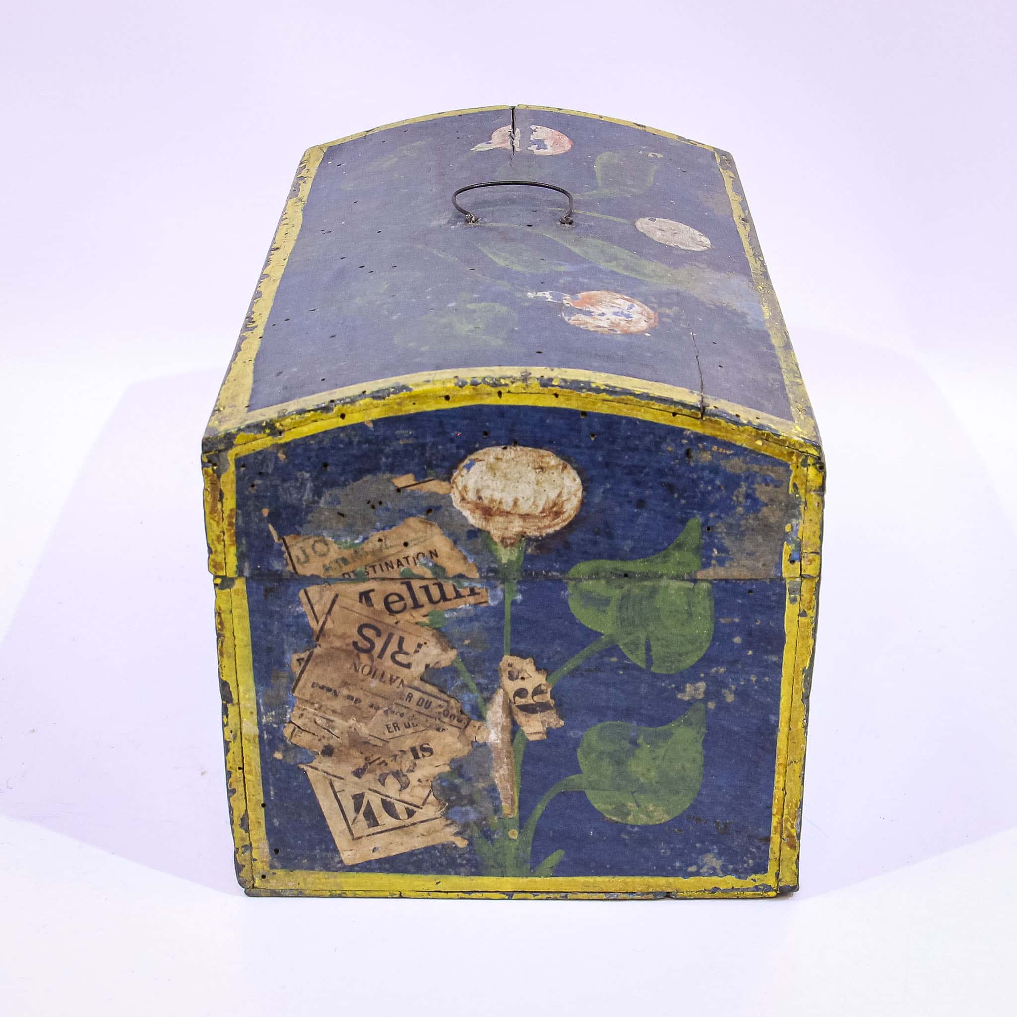 Early 19th Century Scandinavian Painted Box