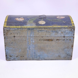 Early 19th Century Scandinavian Painted Box