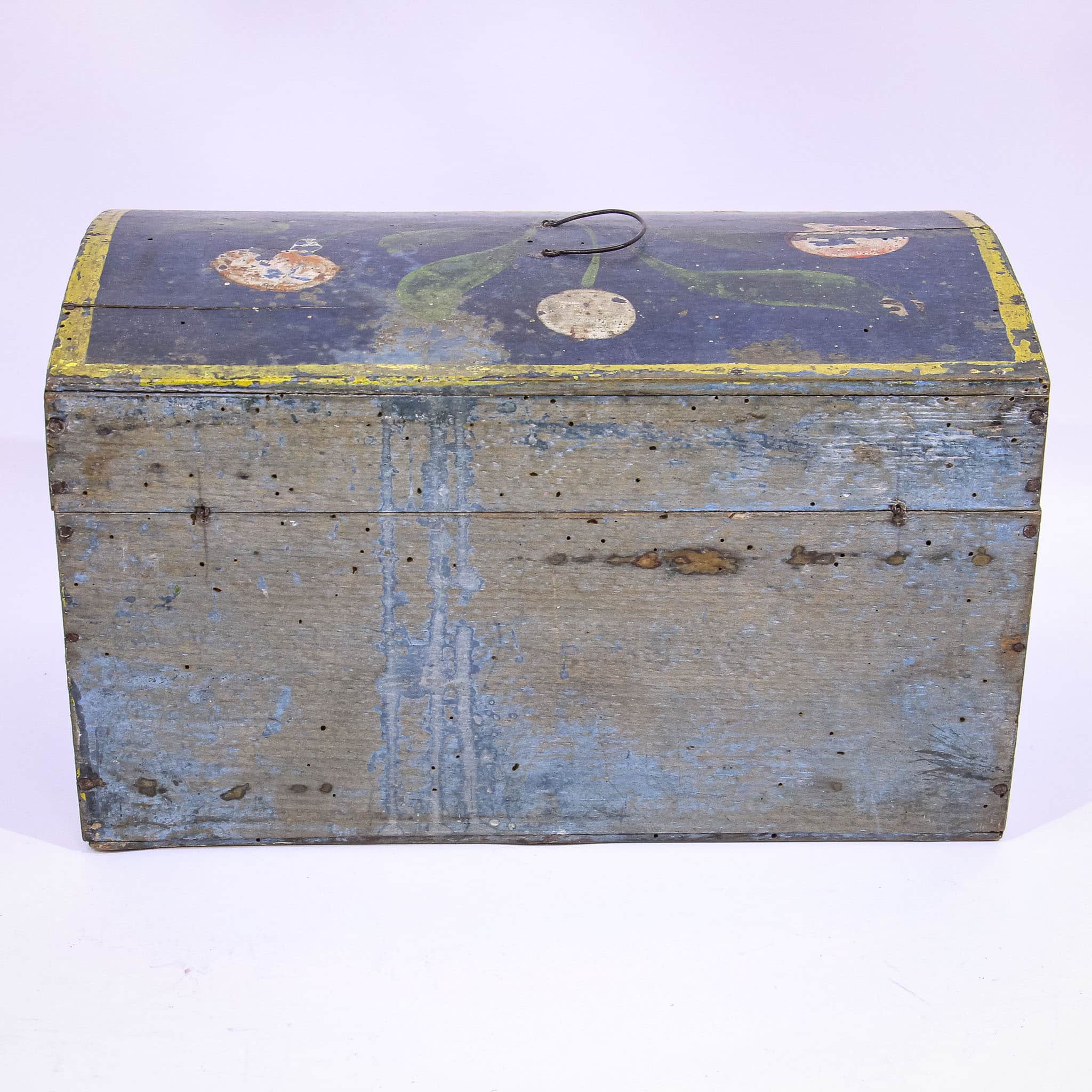 Early 19th Century Scandinavian Painted Box