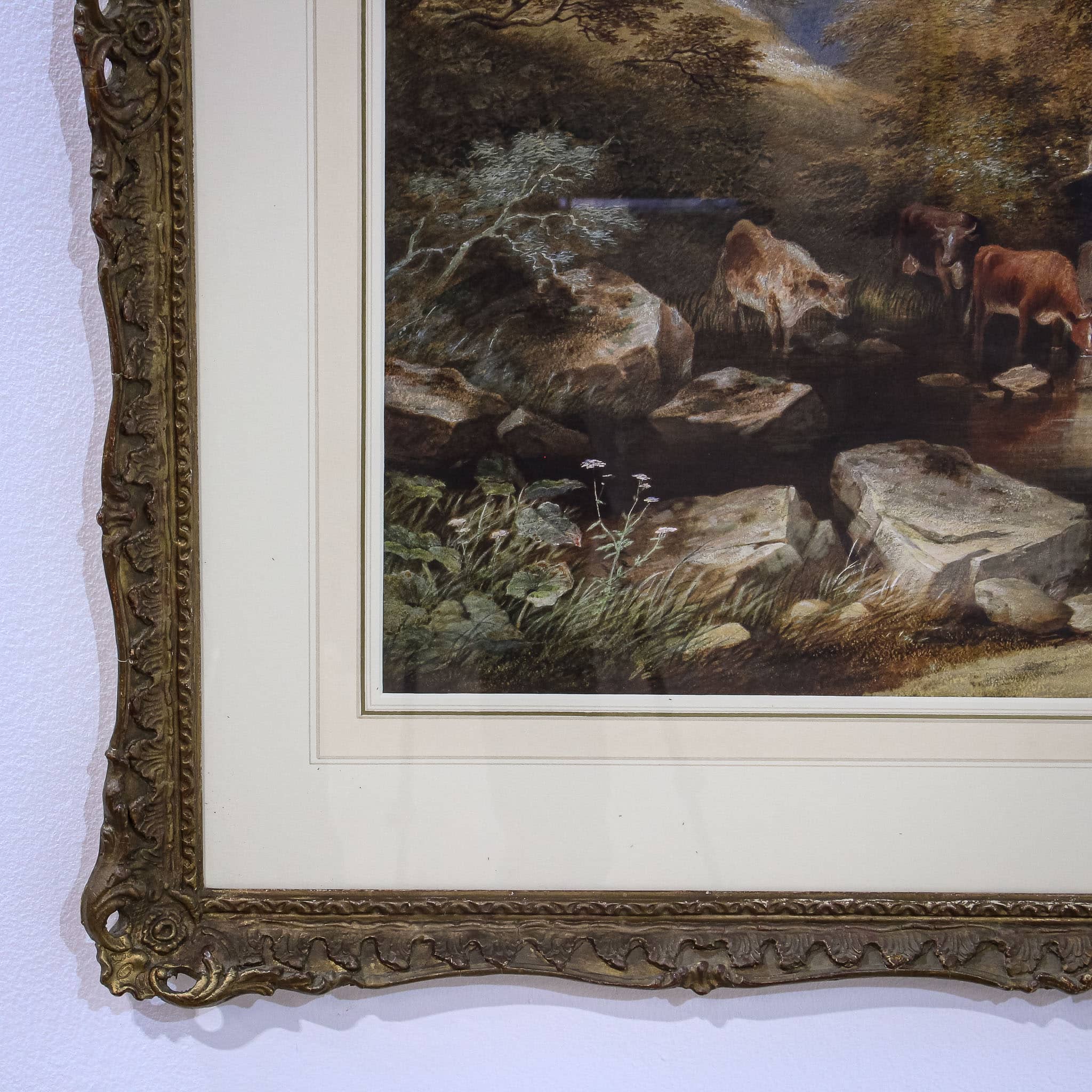 Charles Frederick Buckley Landscape Watercolour