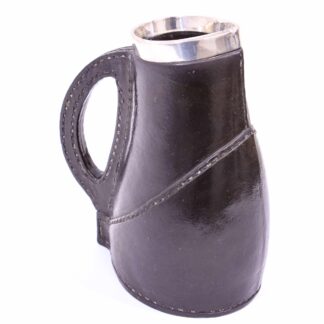 Royal Doulton Silver Rimmed Black Jack Jug