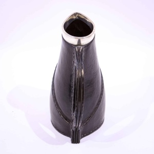 Royal Doulton Silver Rimmed Black Jack Jug