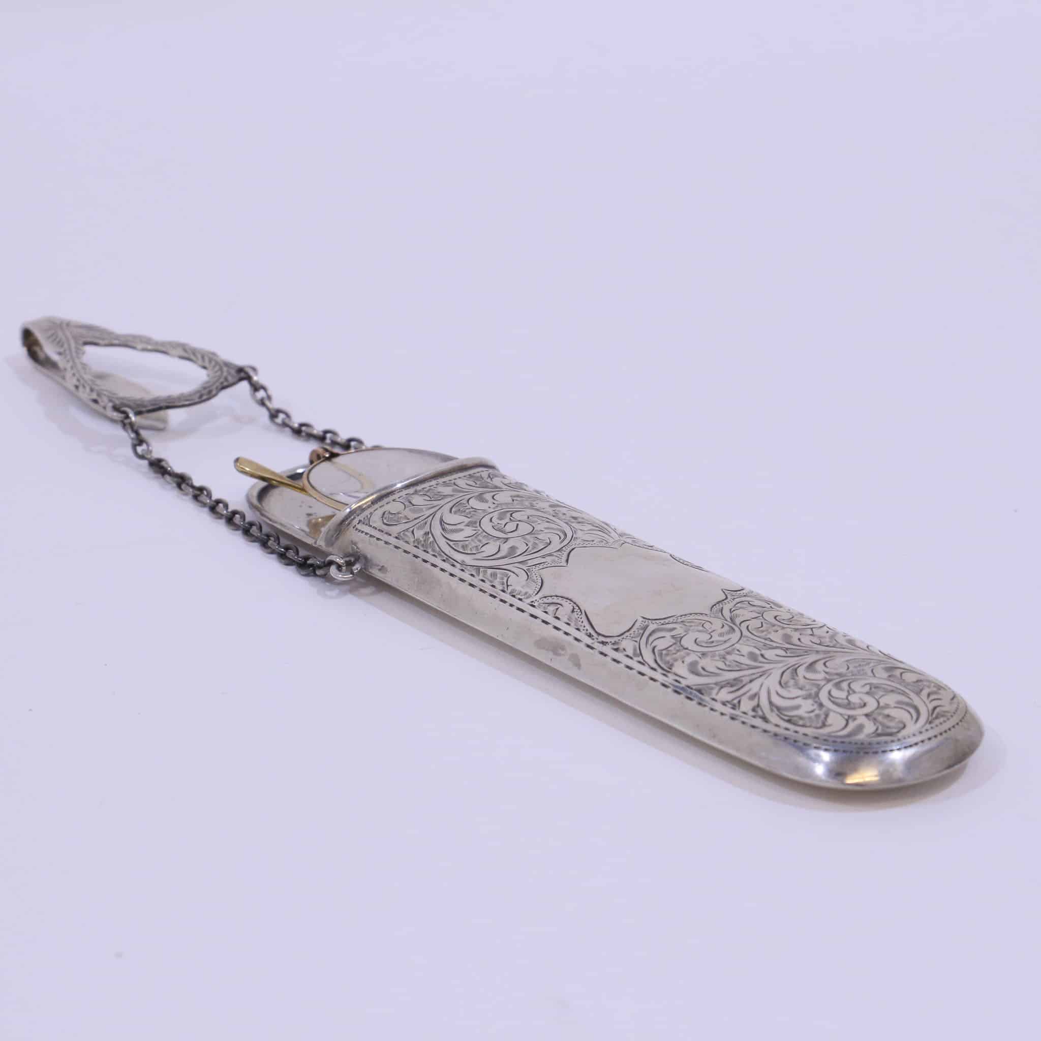 Silver Spectacle Chatelaine Case