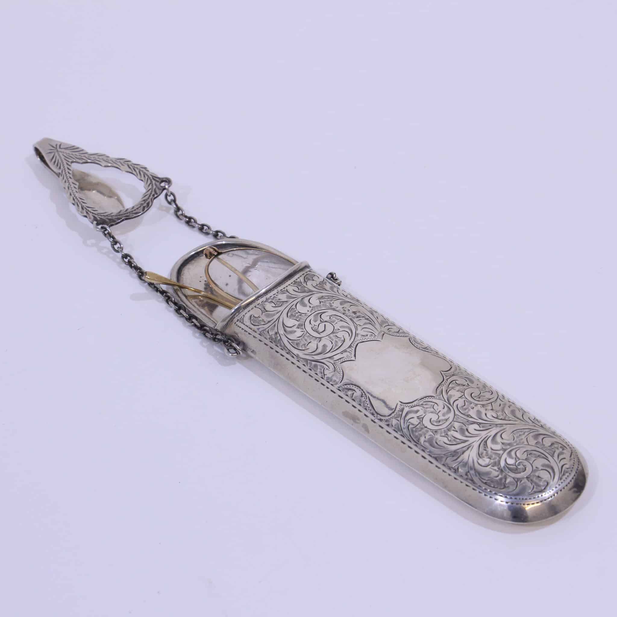 Silver Spectacle Chatelaine Case