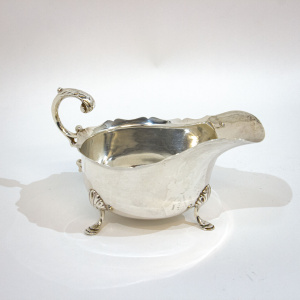 Victorian Silver Sauce Boat