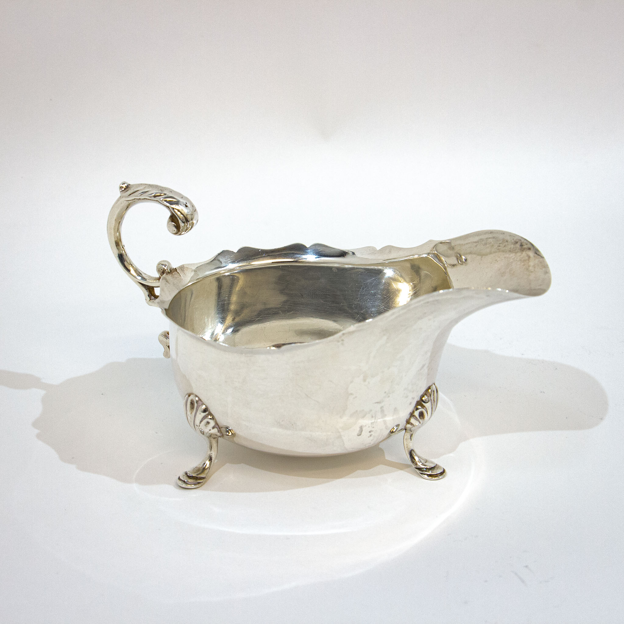 Victorian Silver Sauce Boat