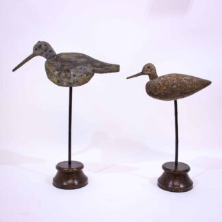 Scarce Pair of Decoy Shore Birds