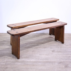 Pair of Oak Benches