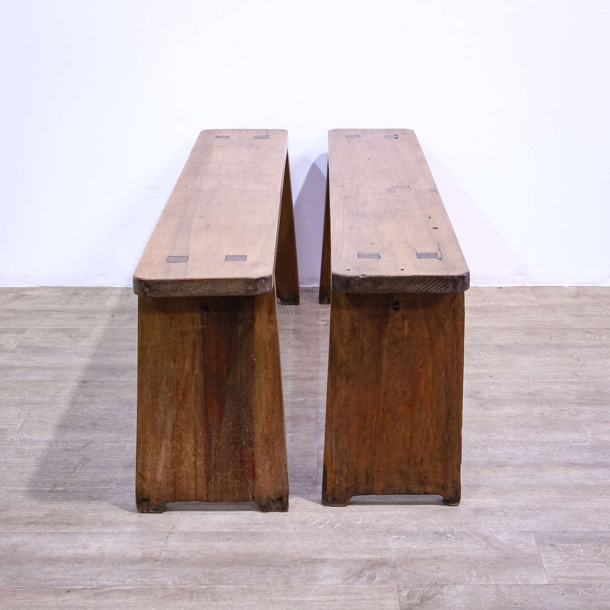 Pair of Oak Benches