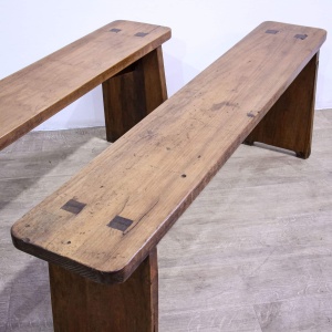 Pair of Oak Benches