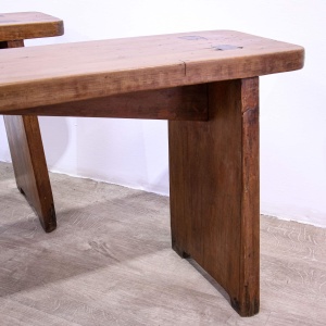 Pair of Oak Benches