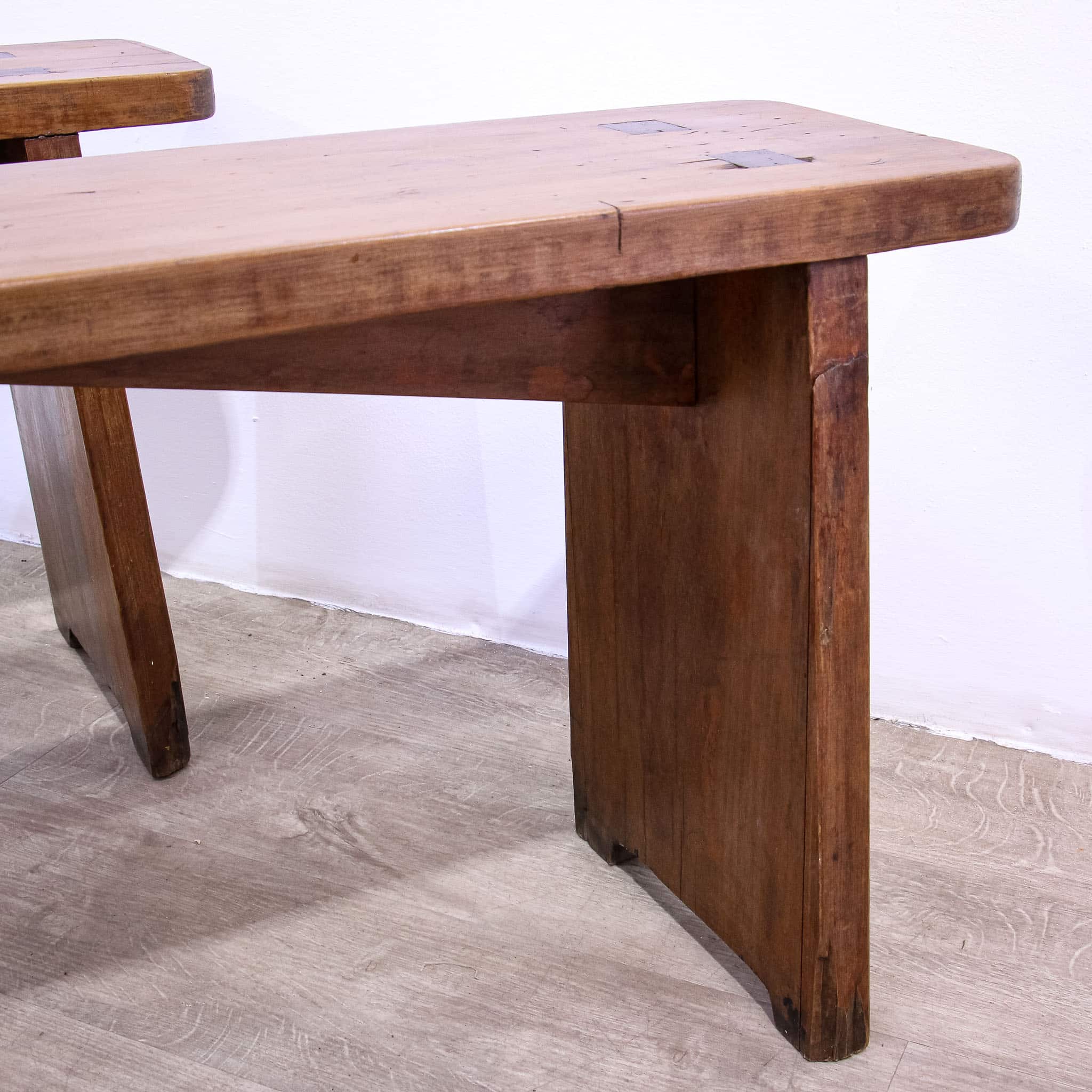 Pair of Oak Benches